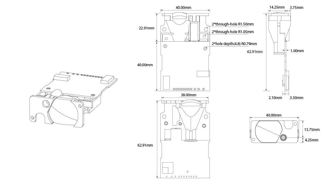 High Accuracy Phase Laser Distance Module