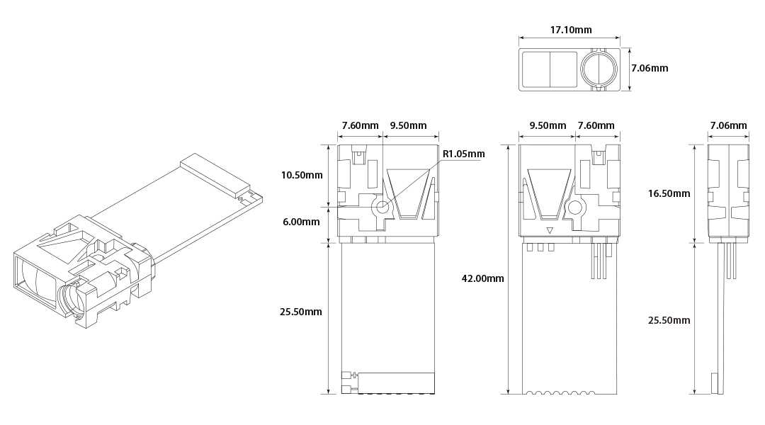 High-Precision Phase Laser Distance Module LDL