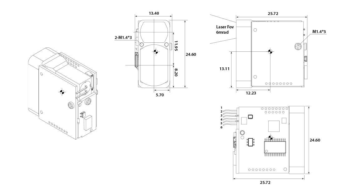 Pulse Laser Distance Module TS1224