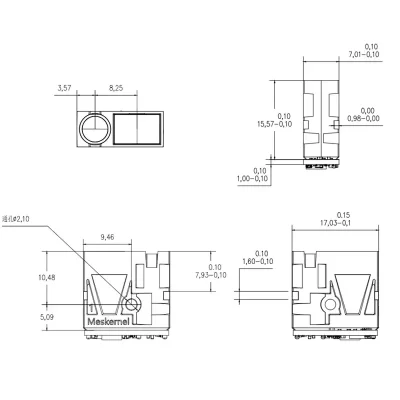 1mm Laser Distance Sensor Module LDL-S