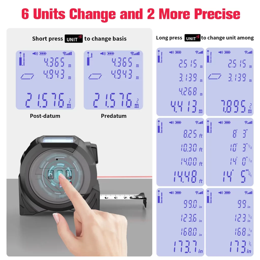 Laser Meter Tape CJY007-2