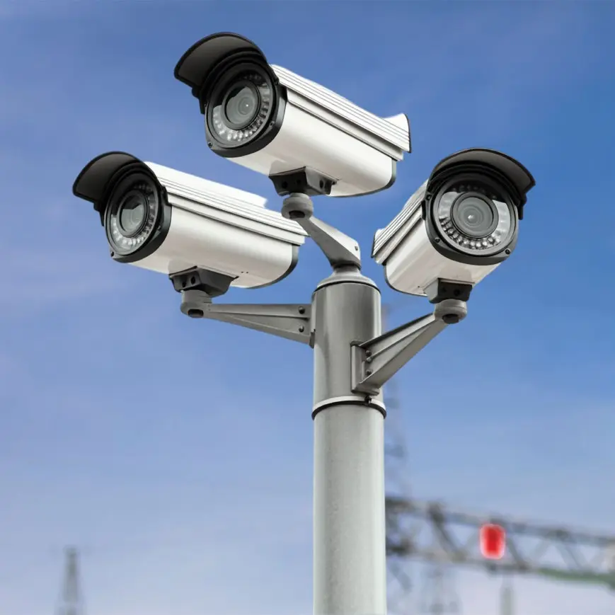 Laser ranging is used in security