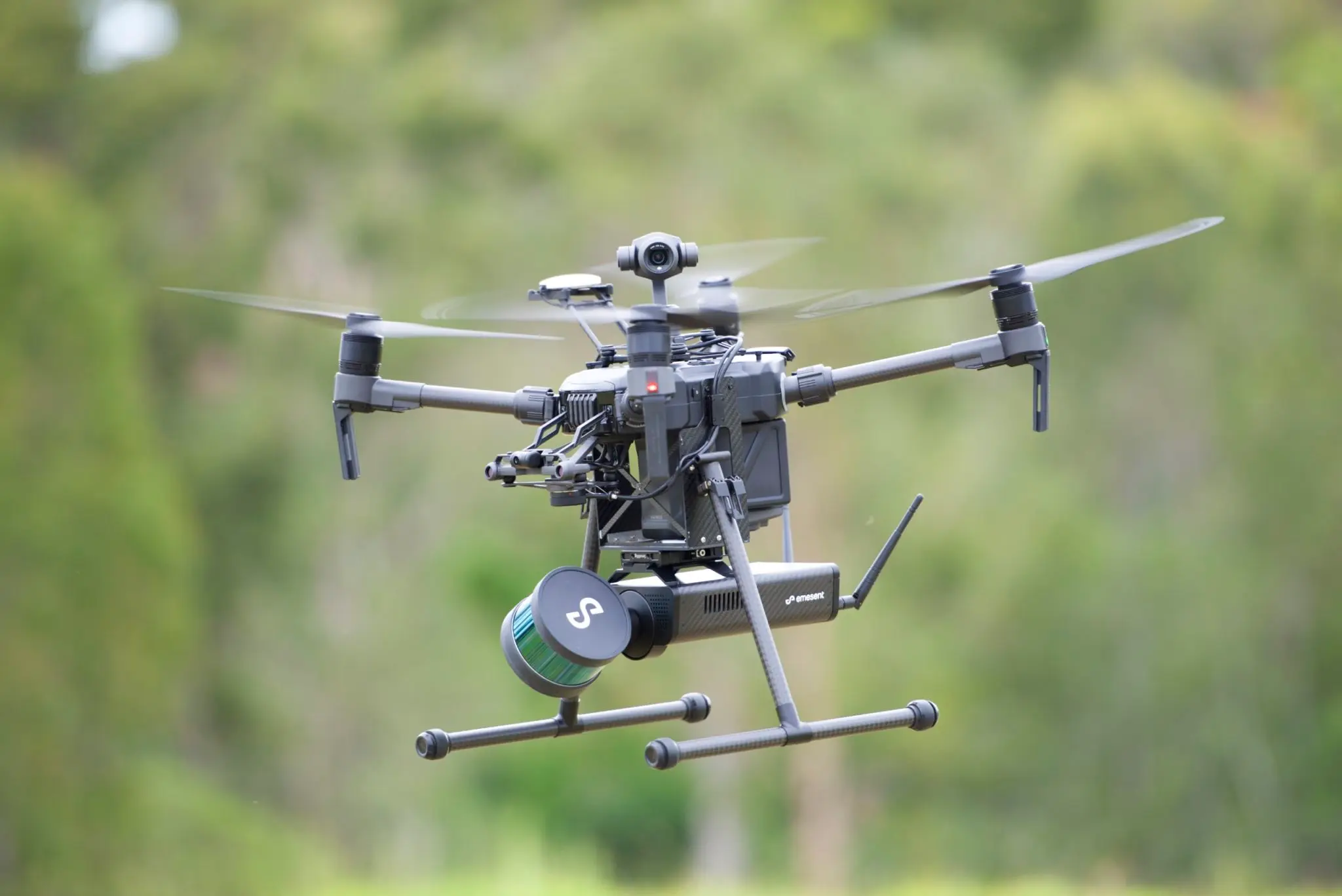 Sensor de distância a laser de longo alcance