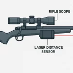 Qual é o melhor sensor de distância a laser de longo alcance para tiro