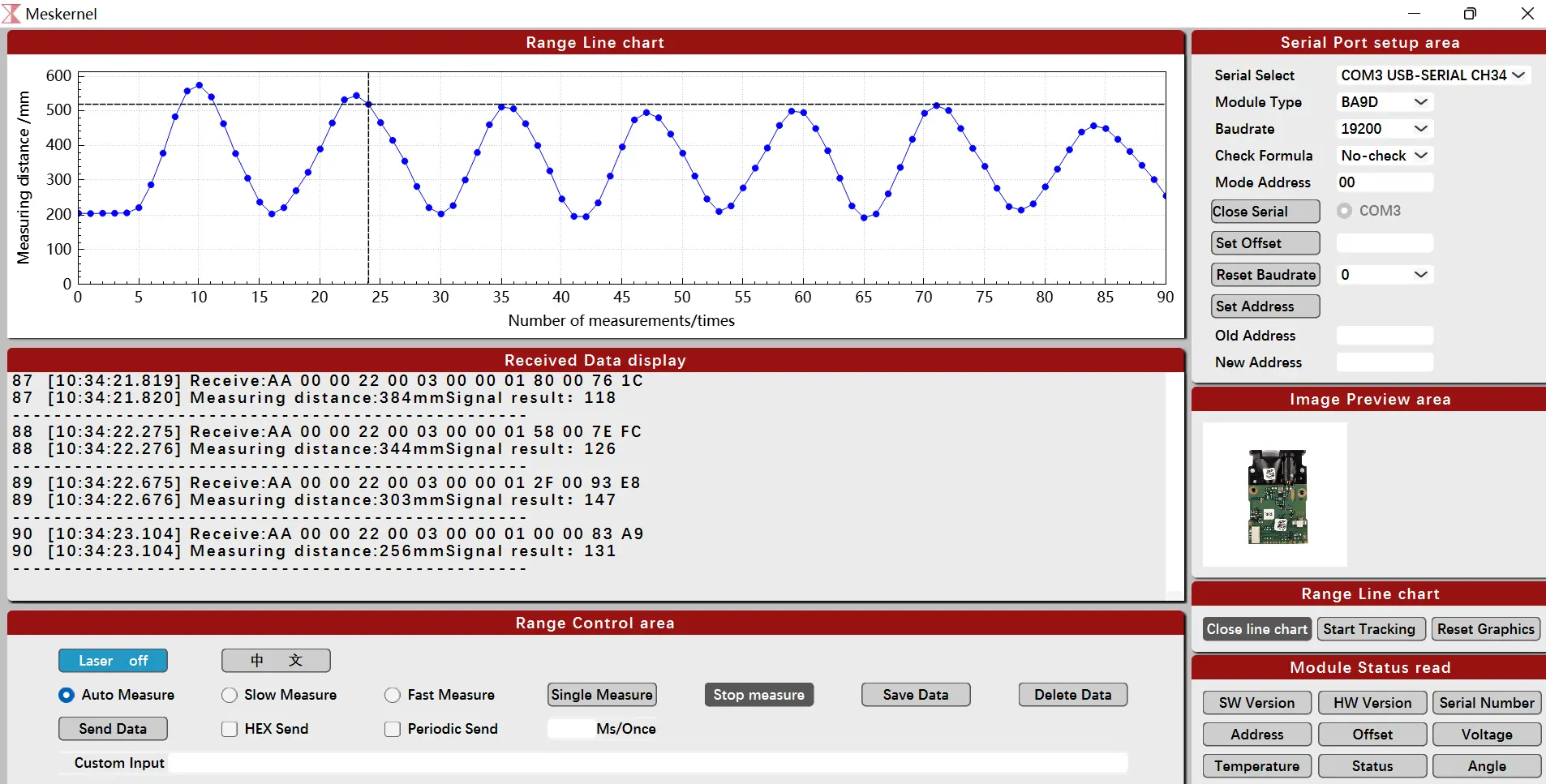 Laser Rangefinder Sensor Module 0.03–60 m for Accurate Tank Level Monitoring - Görsel 5