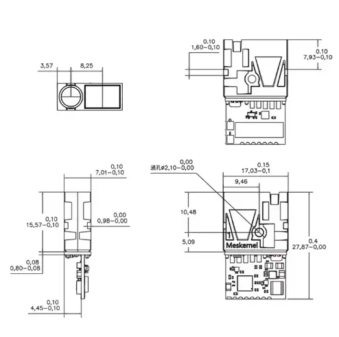 Micro Laser Distance Sensors LDL-T Module