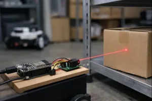 ESP32 TTL Laser Rangefinder Module