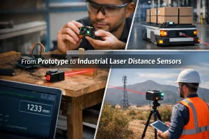 From Prototype to Industrial Laser Distance Sensors