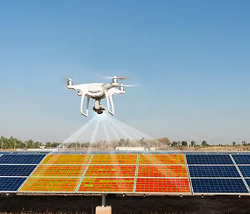 Drone altitude and ranging measurement